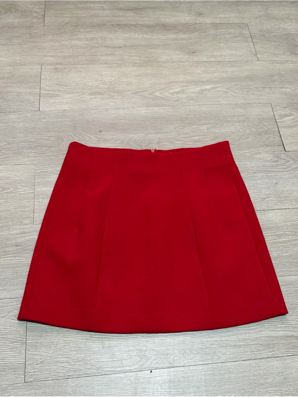 Zara Bold Red Mini Skirt